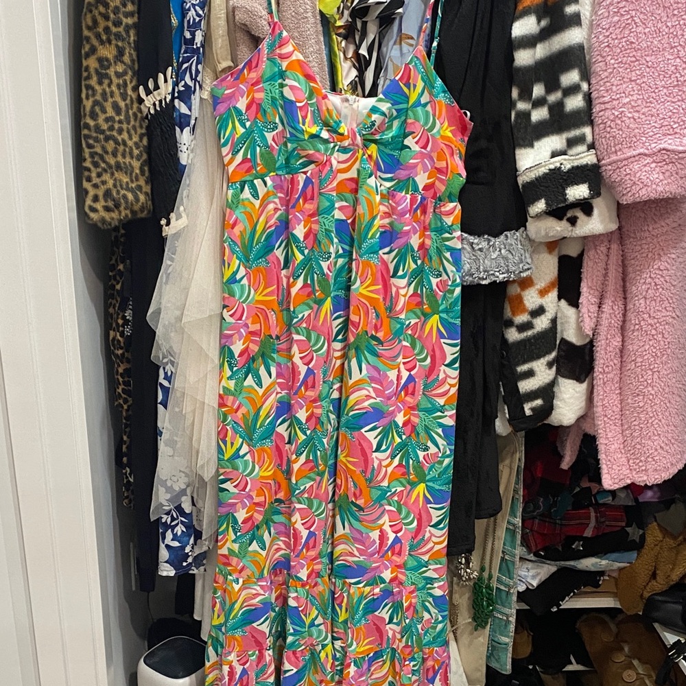 Colorful Tropical maxi